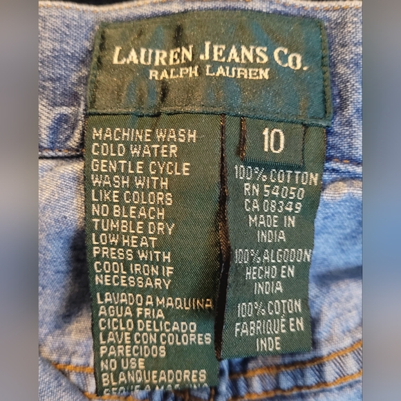 Vintage Lauren Co 1967 Ralph Lauren Jean Shorts - Picture 5 of 6
